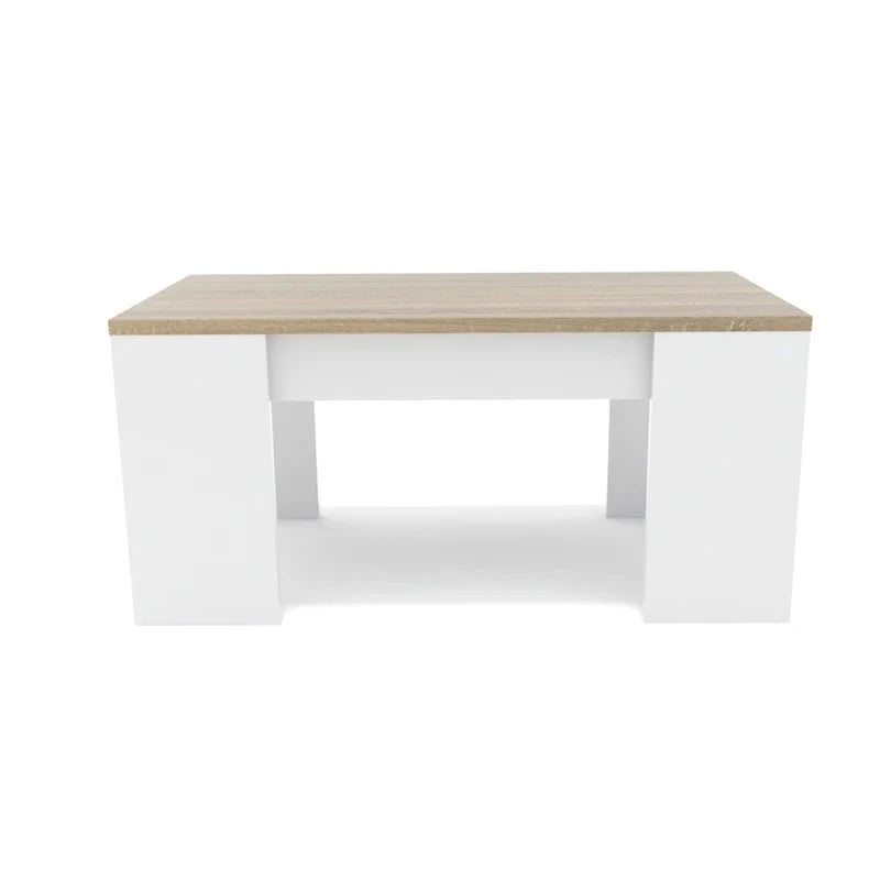 Mesa de Centro Elevable con Almacenamiento Oculto