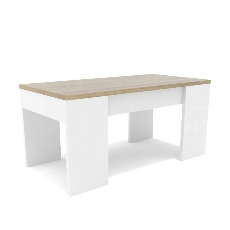 Mesa de Centro Elevable con Almacenamiento Oculto